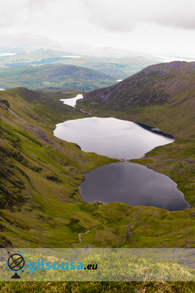 Lakes on the way to Carrauntoohil