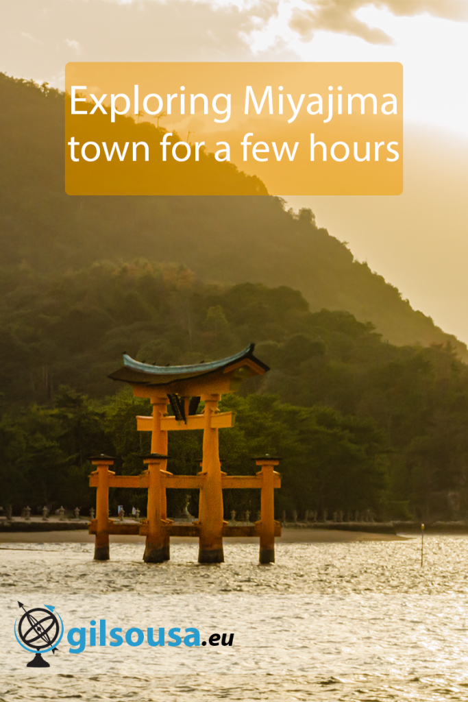 Exploring Miyajima town for a few hours