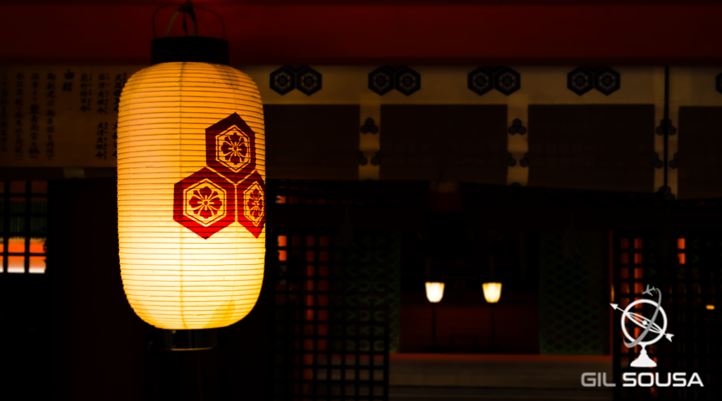 Lantern at the Itsukushima Shrine