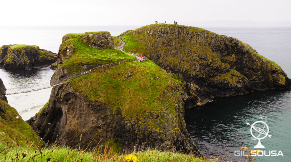 A ponte de cordas em Carrick-a-Rede