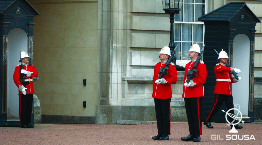 Guardas reais em Londres