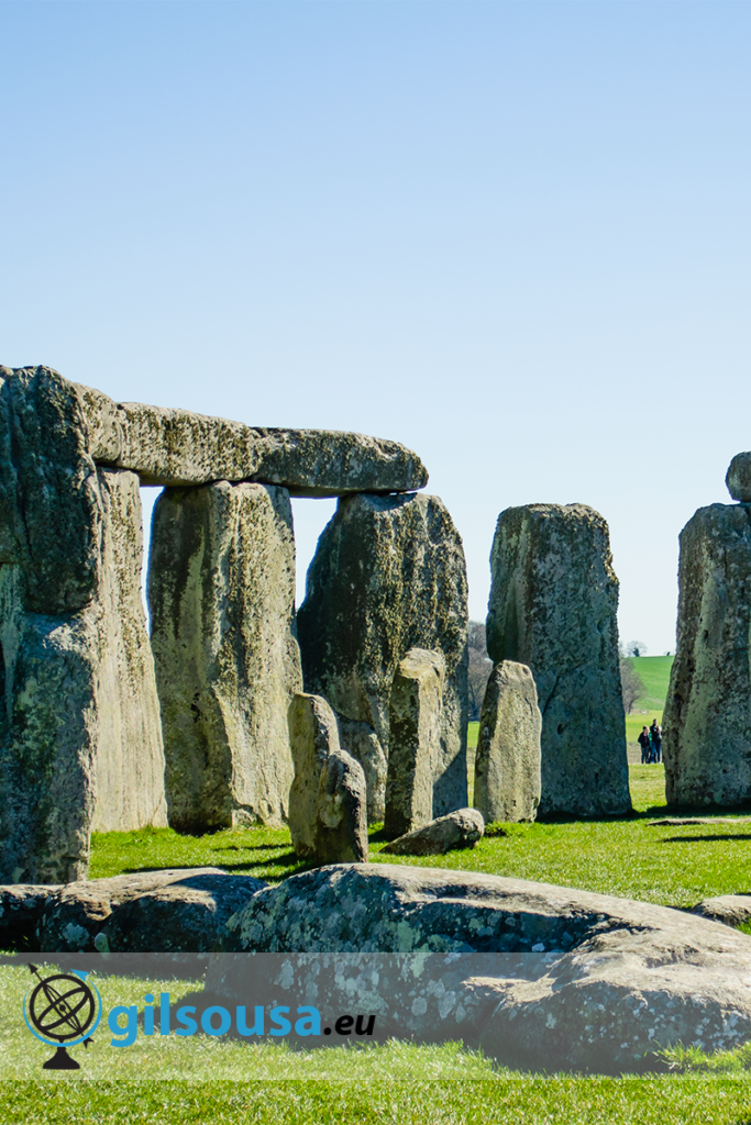 Perspectiva das pedras em Stonehenge