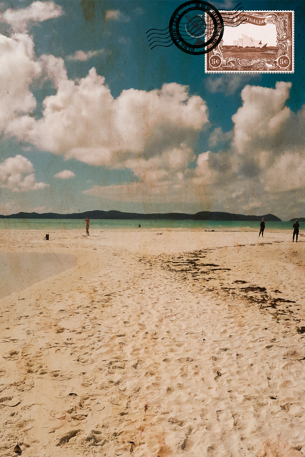 Areias na Whitehaven Beach