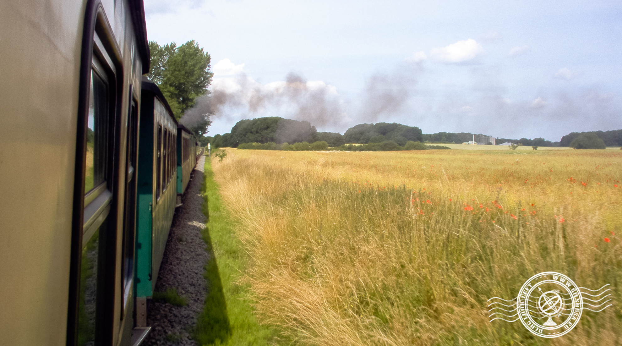 Steam train in Rügen