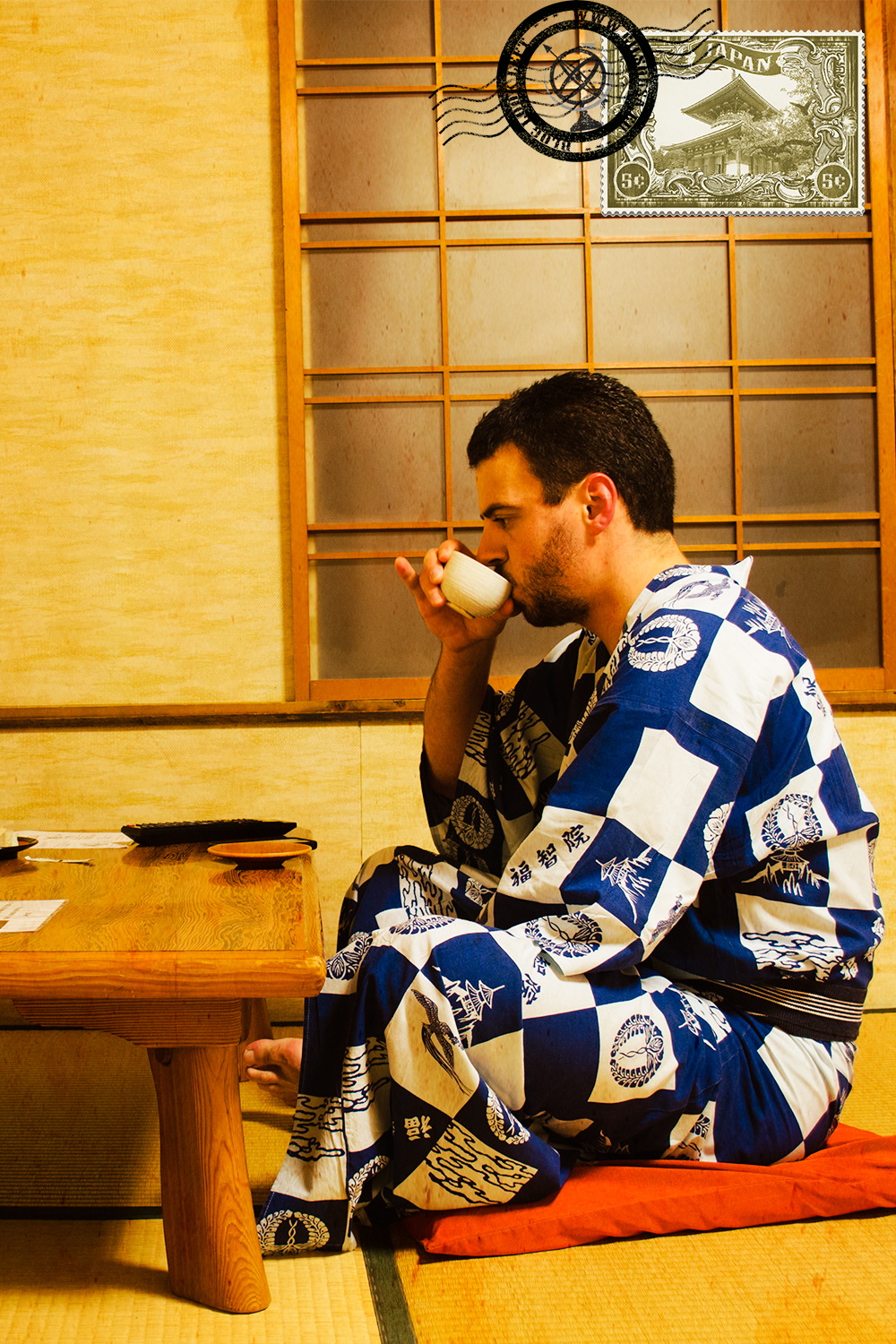 Enjoying a vegan breakfast in Koyasan