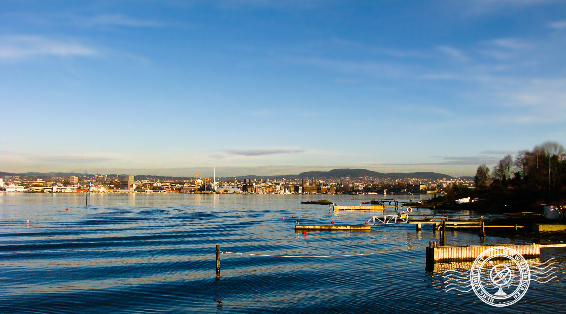 View of Oslo from the Ferry