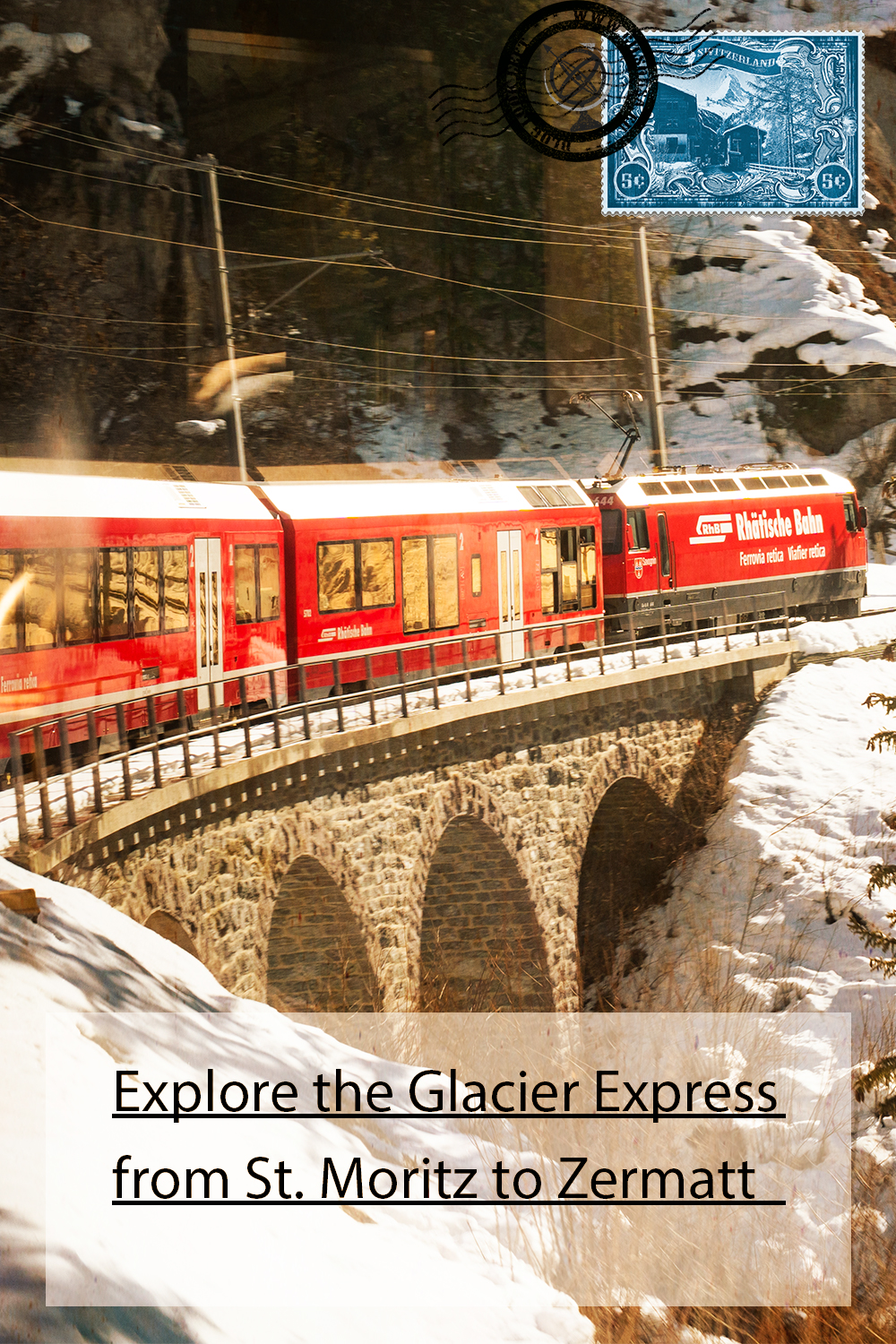 Explore the Glacier Express from St. Moritz to Zermatt
