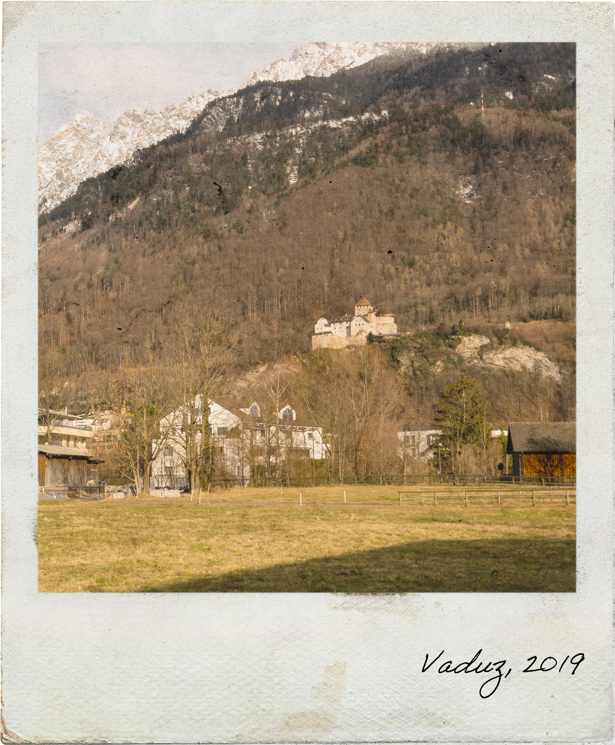 Vista para o Castelo de Vaduz