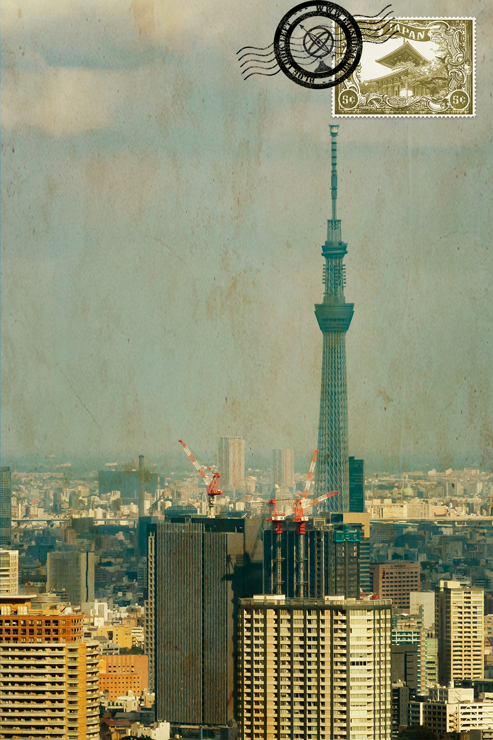 View over the Tokyo Skytree