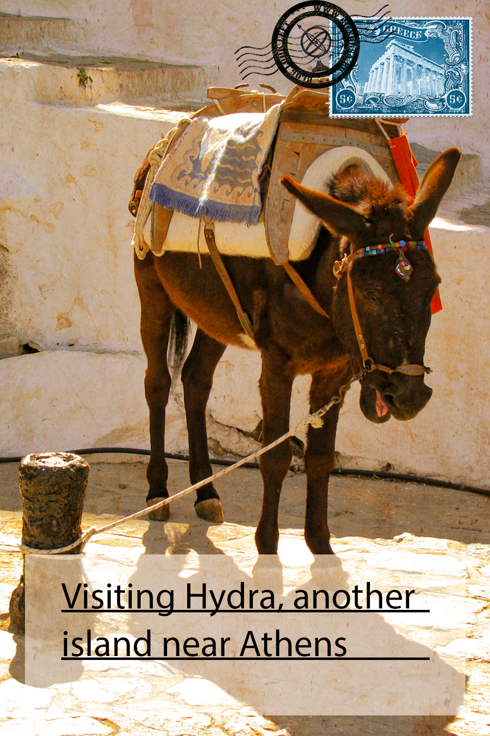 Visiting Hydra, another island near Athens